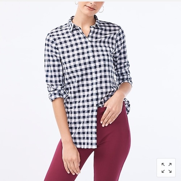 J. Crew Gingham Classic Shirt - Picture 4 of 6